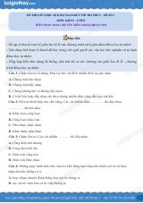 Đề thi giữa học kì 2 KHTN 8 Kết nối tri thức - Đề số 1